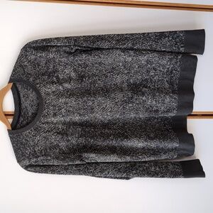 Lululemon Swiftly Breathe Long Sleeve 6 Floral Fauna Black Rhino Grey